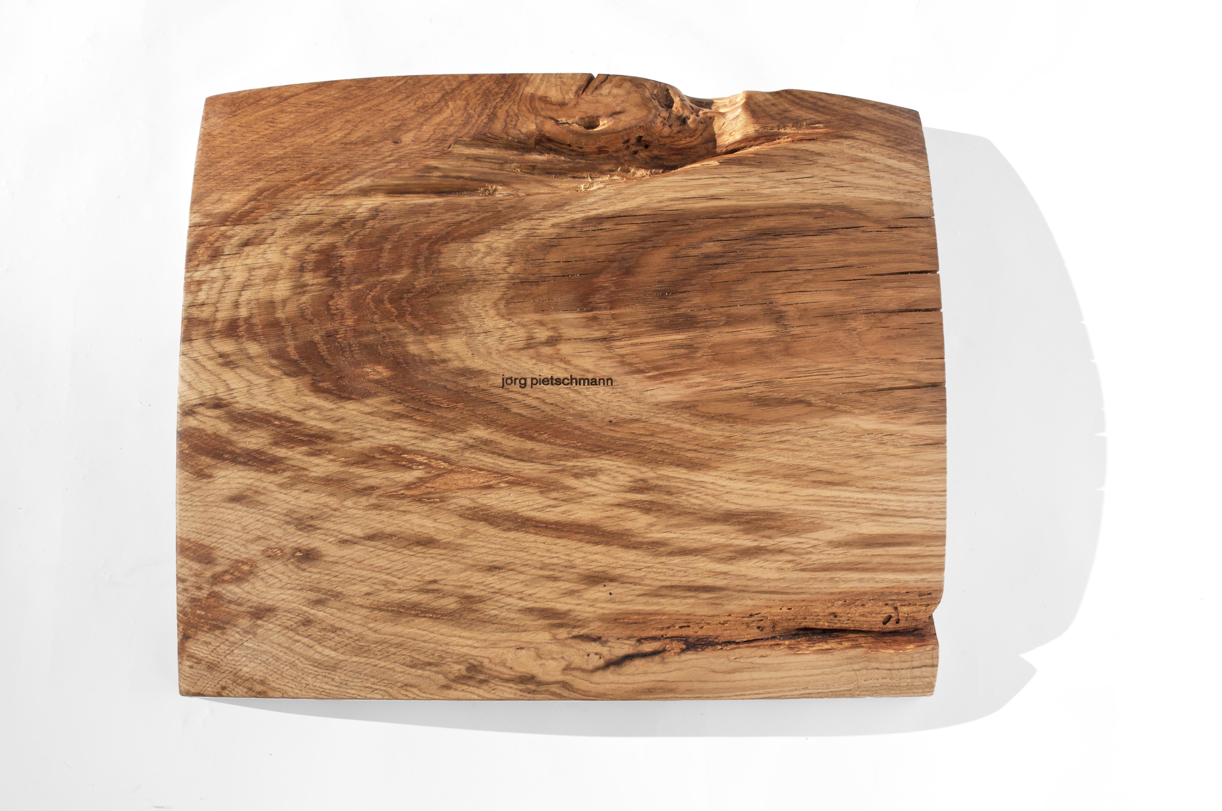 XXI secolo e contemporaneo V21374 Vaso in Oak Wood naturale di Jörg Pietschmann in vendita
