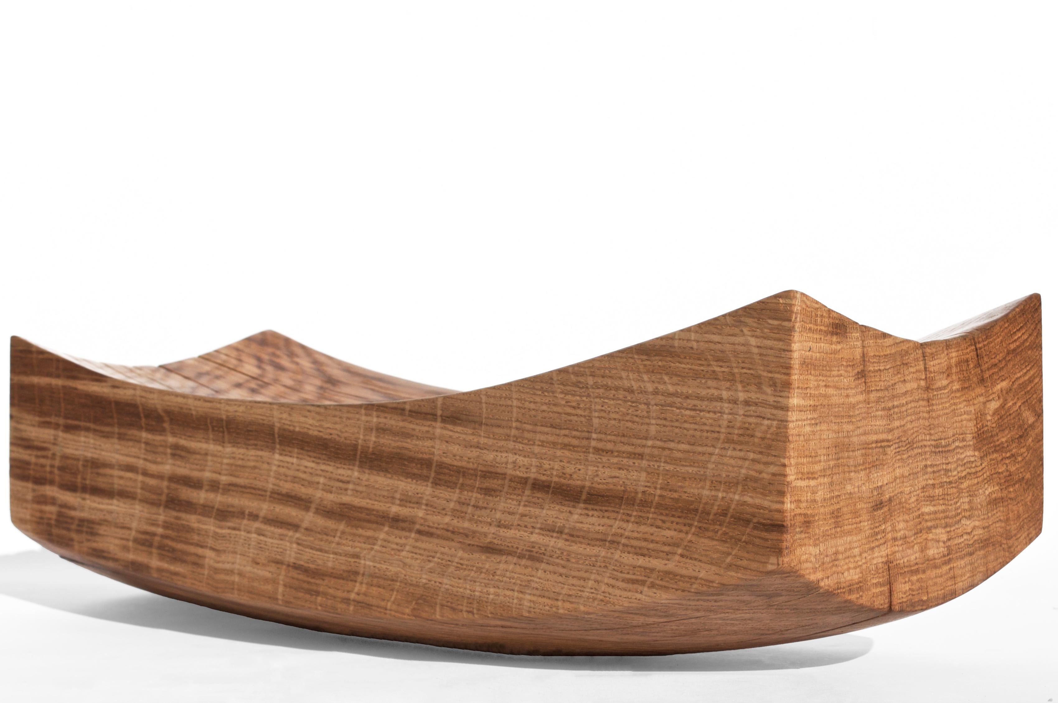 V21394 Vessel in Natural Oak Wood by Jörg Pietschmann For Sale 6