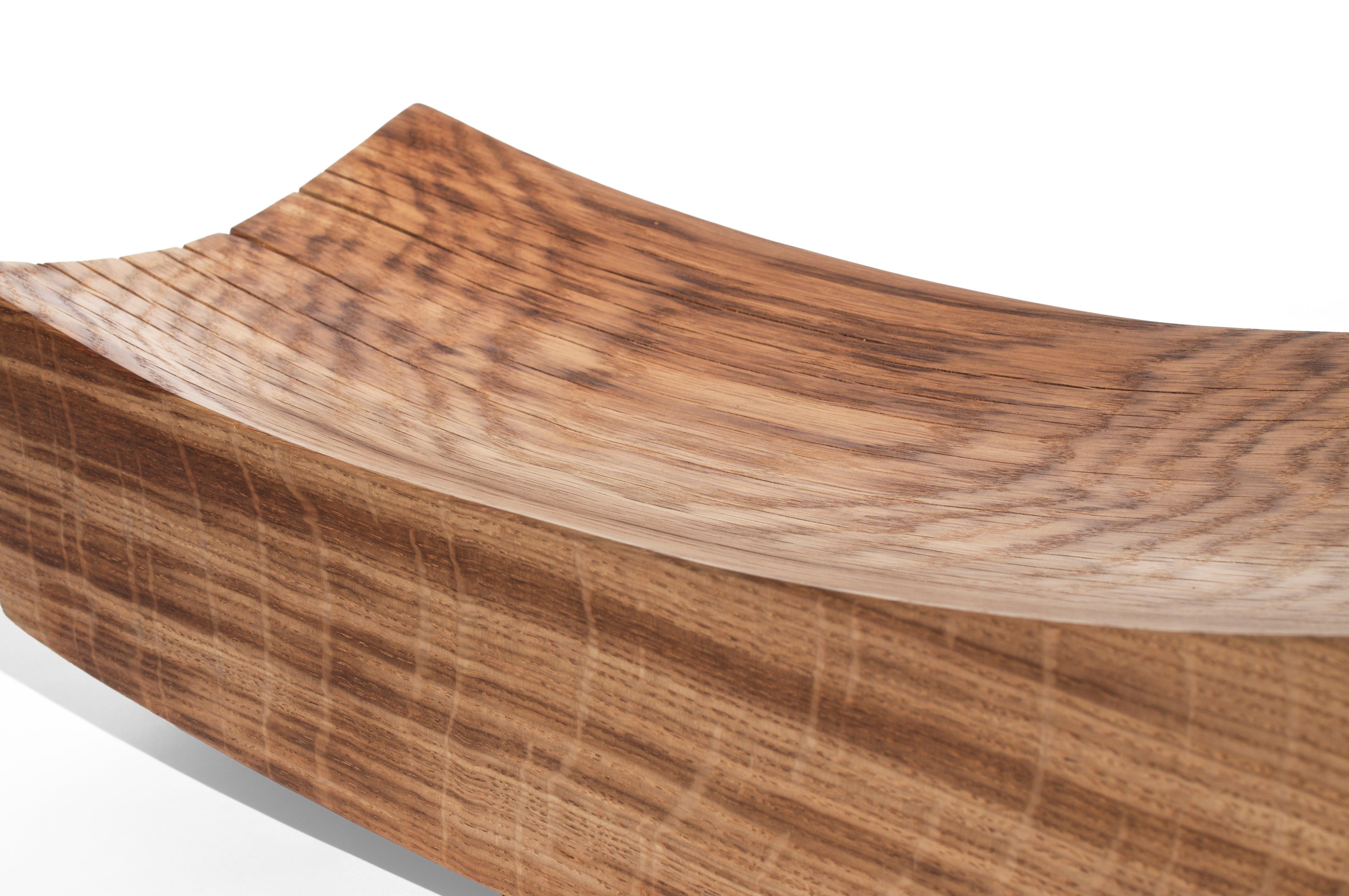 German V21394 Vessel in Natural Oak Wood by Jörg Pietschmann For Sale