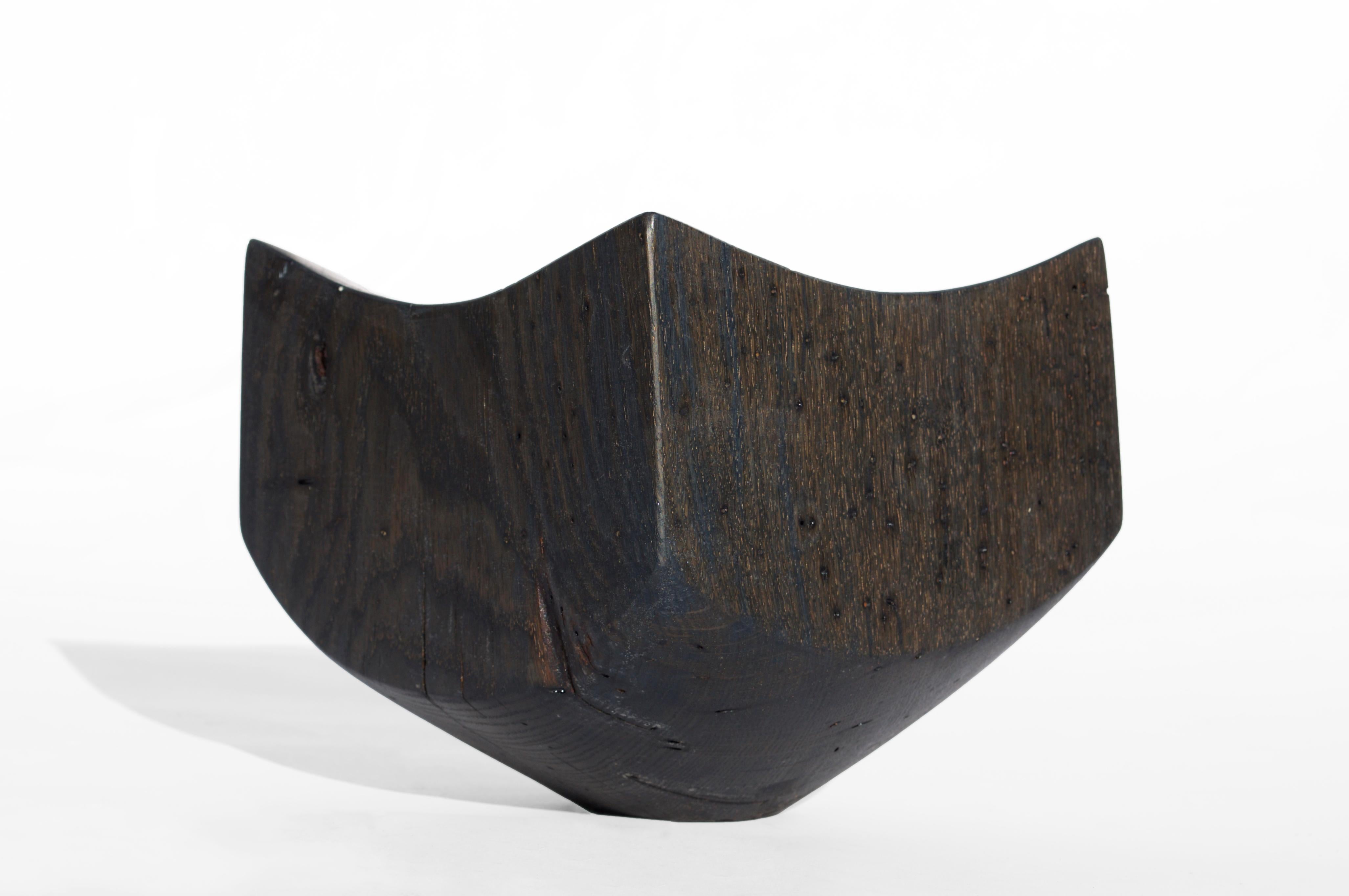 V21404 Gefäß aus oxidiertem Eichenholz von Jörg Pietschmann im Angebot 7