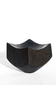 V21404 Gefäß aus oxidiertem Eichenholz von Jörg Pietschmann