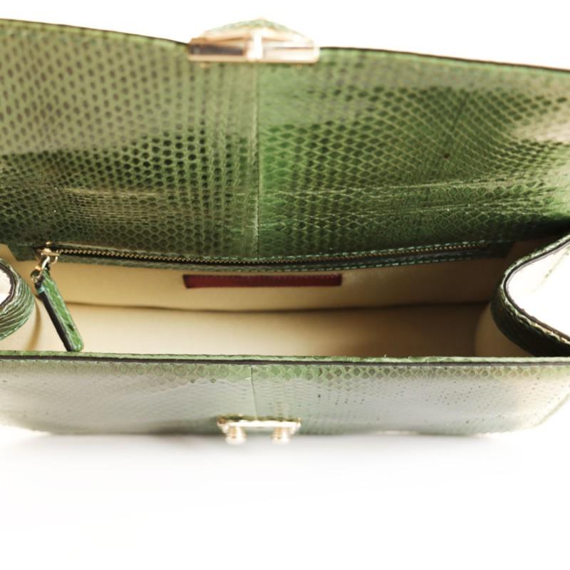 Va Va Voom Valentino Garavani Green Python Bag 1