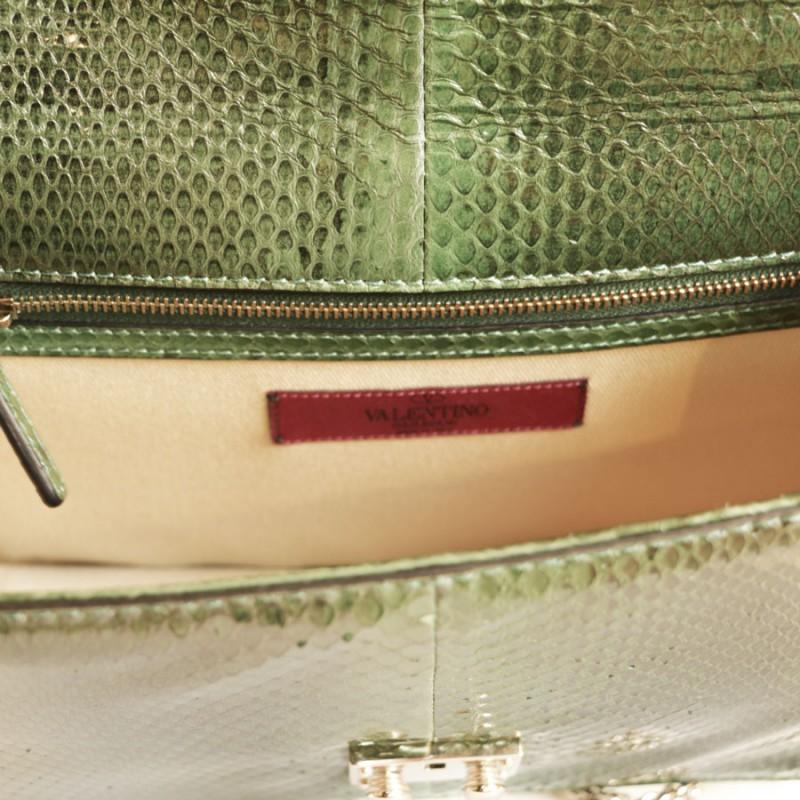 Va Va Voom Valentino Garavani Green Python Bag 2