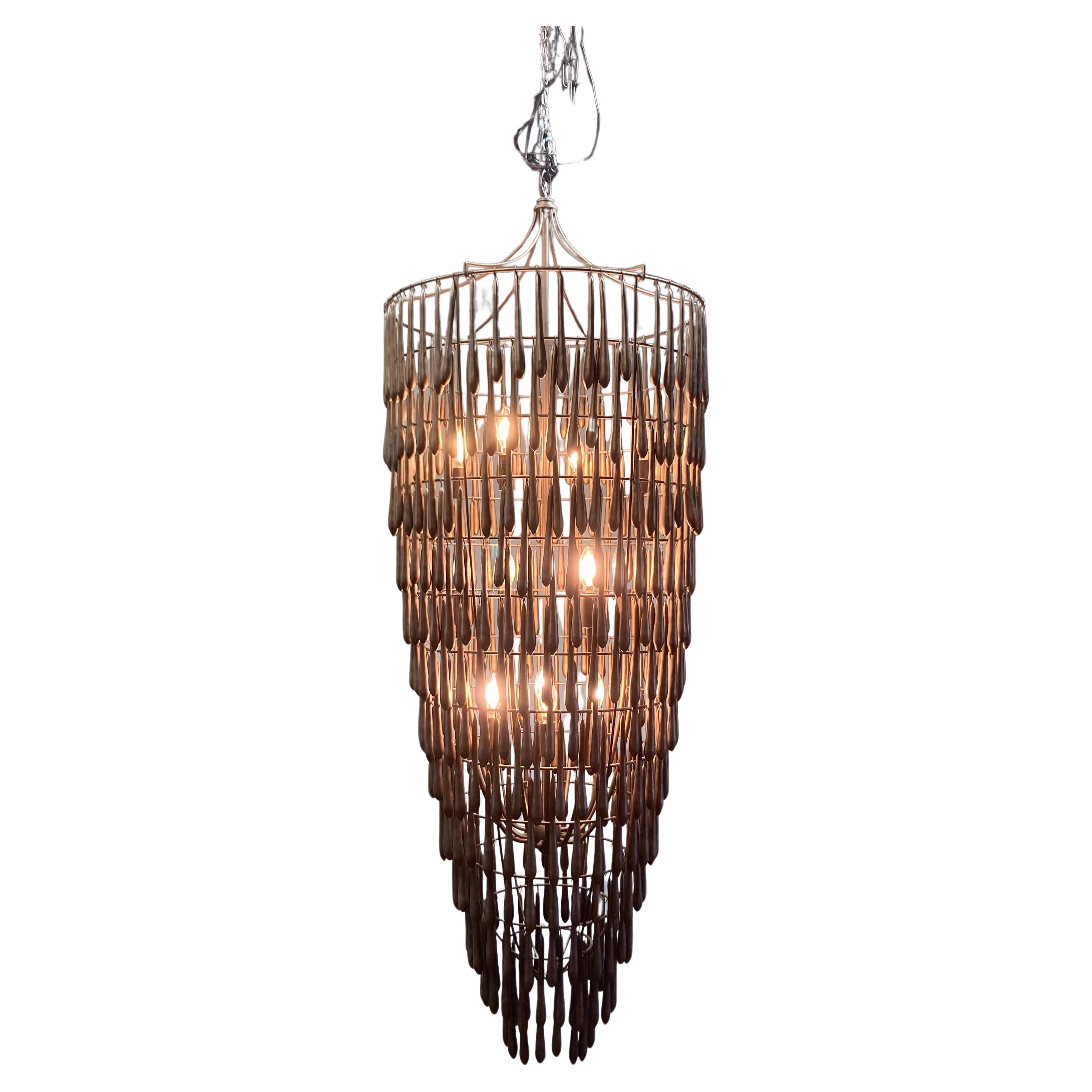 Lampadario alto Vacarro di Visual Comfort Co. in vendita