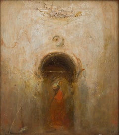 "Entrance and Exit" - Oil on Canvas Symbolic Surrealist Painting 2015