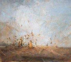 VACHAGAN NARAZYAN, Between Heaven and Earth series, 33in x 43in, oil on canvas