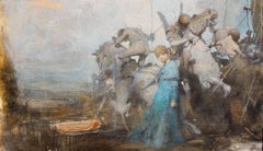 Vachagan Narazyan, "Small Victory", 7.75in x 13.5in, oil on canvas