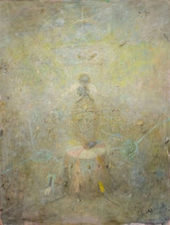 VACHAGAN NARAZYAN, Sun Angel – Carousel, 51in x 39.5in, oil on canvas