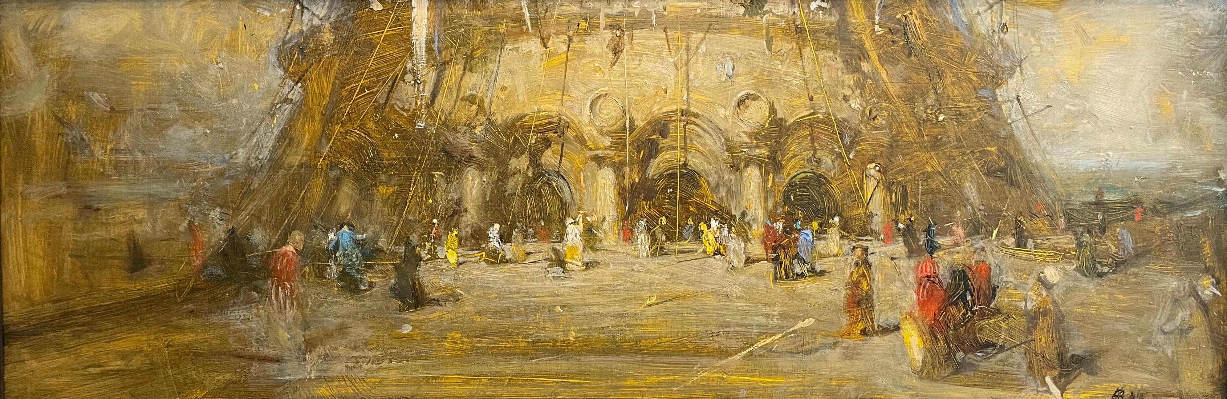 Tower - Painting by Vachagan Norazyan