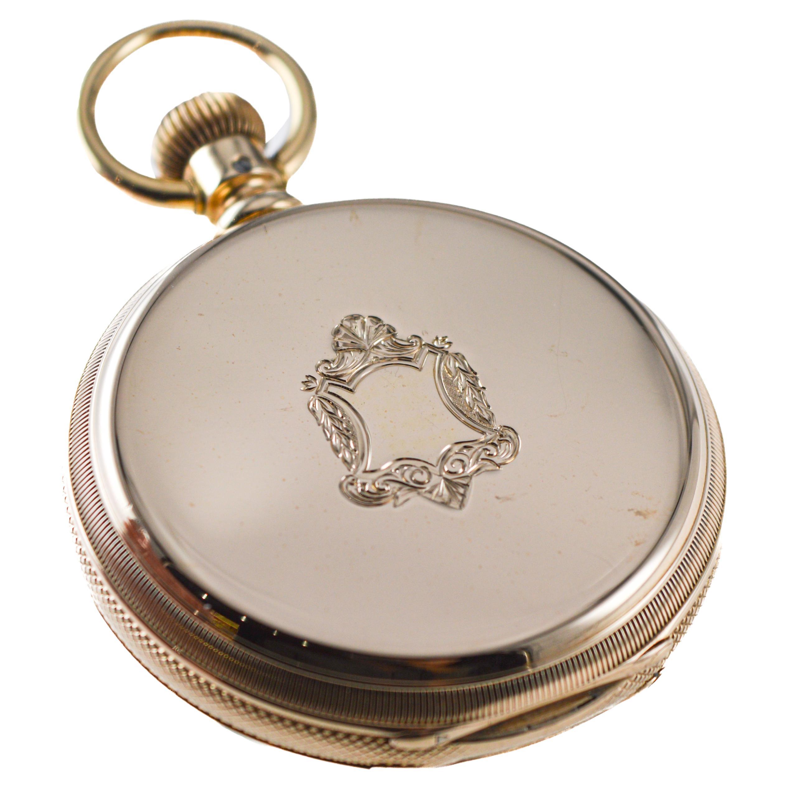 Vacheron and Constantin 18 Karat High Grade Handmade Pocket Watch circa 1900s For Sale 4