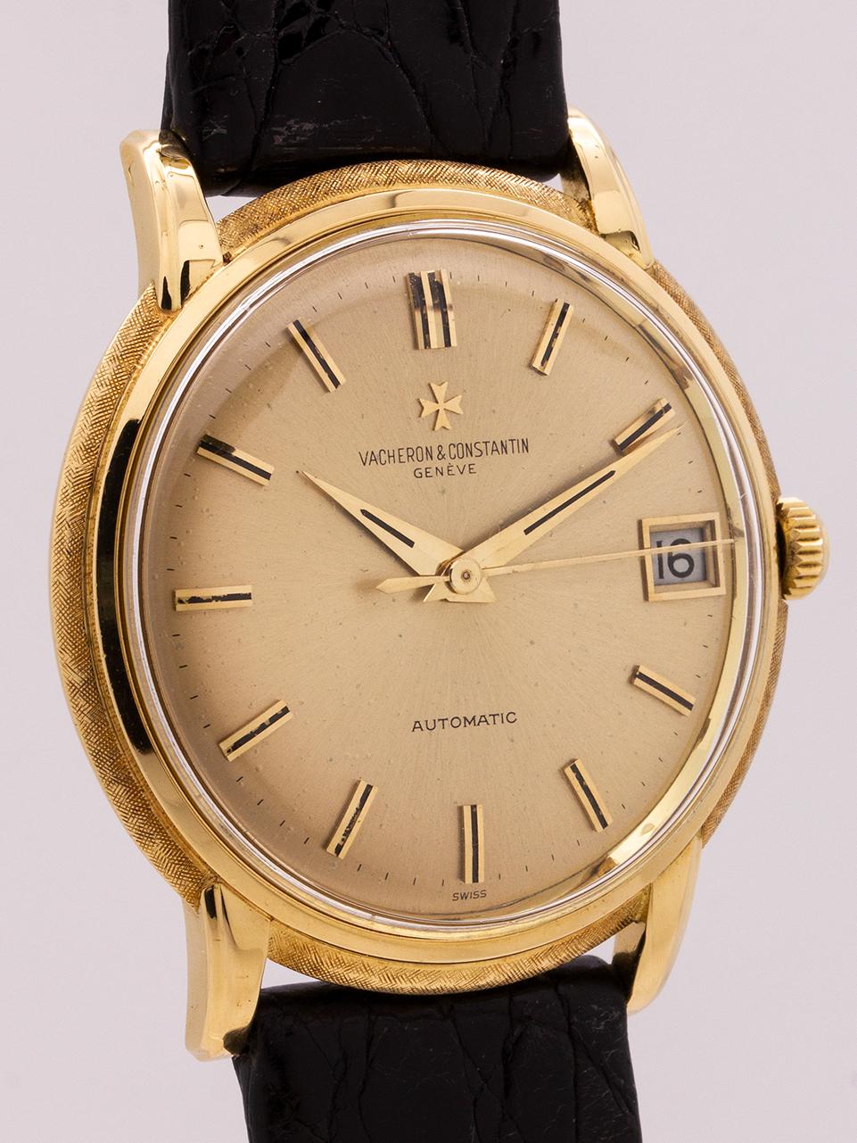 Vacheron and Constantin 18 Karat Yellow Gold Dress Model, circa 1950s In Excellent Condition In West Hollywood, CA
