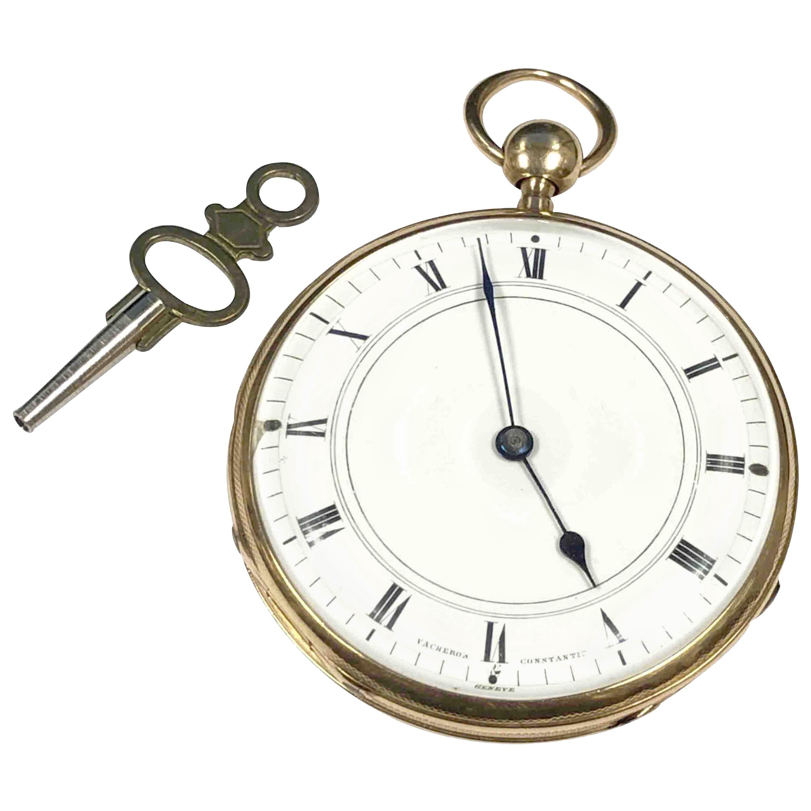 Vacheron and Constantin Gold Cased Quarter Hour Repeater Pocket Watch