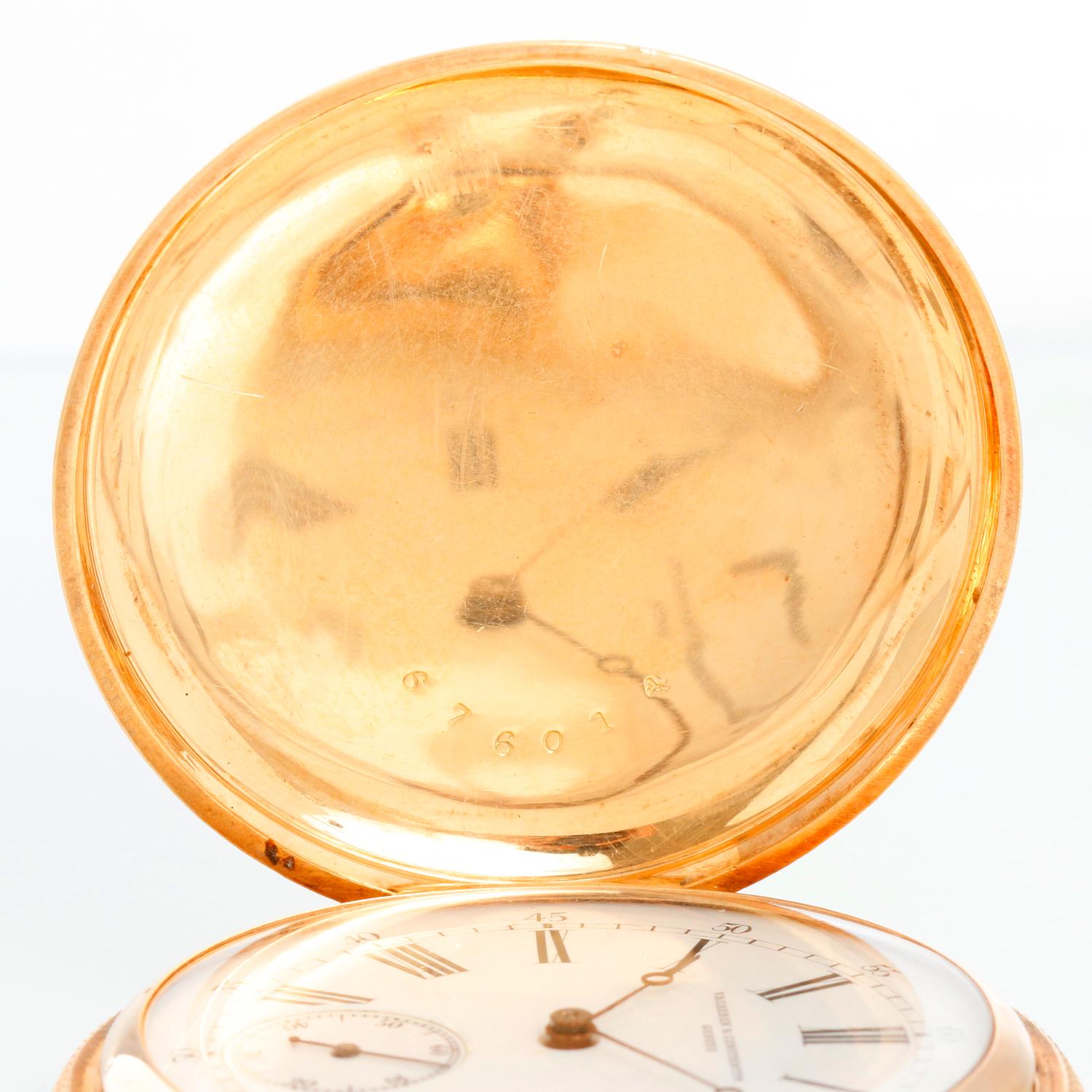 Vacheron & Constantin 14k Yellow Gold Men's Pocket Watch In Excellent Condition In Dallas, TX
