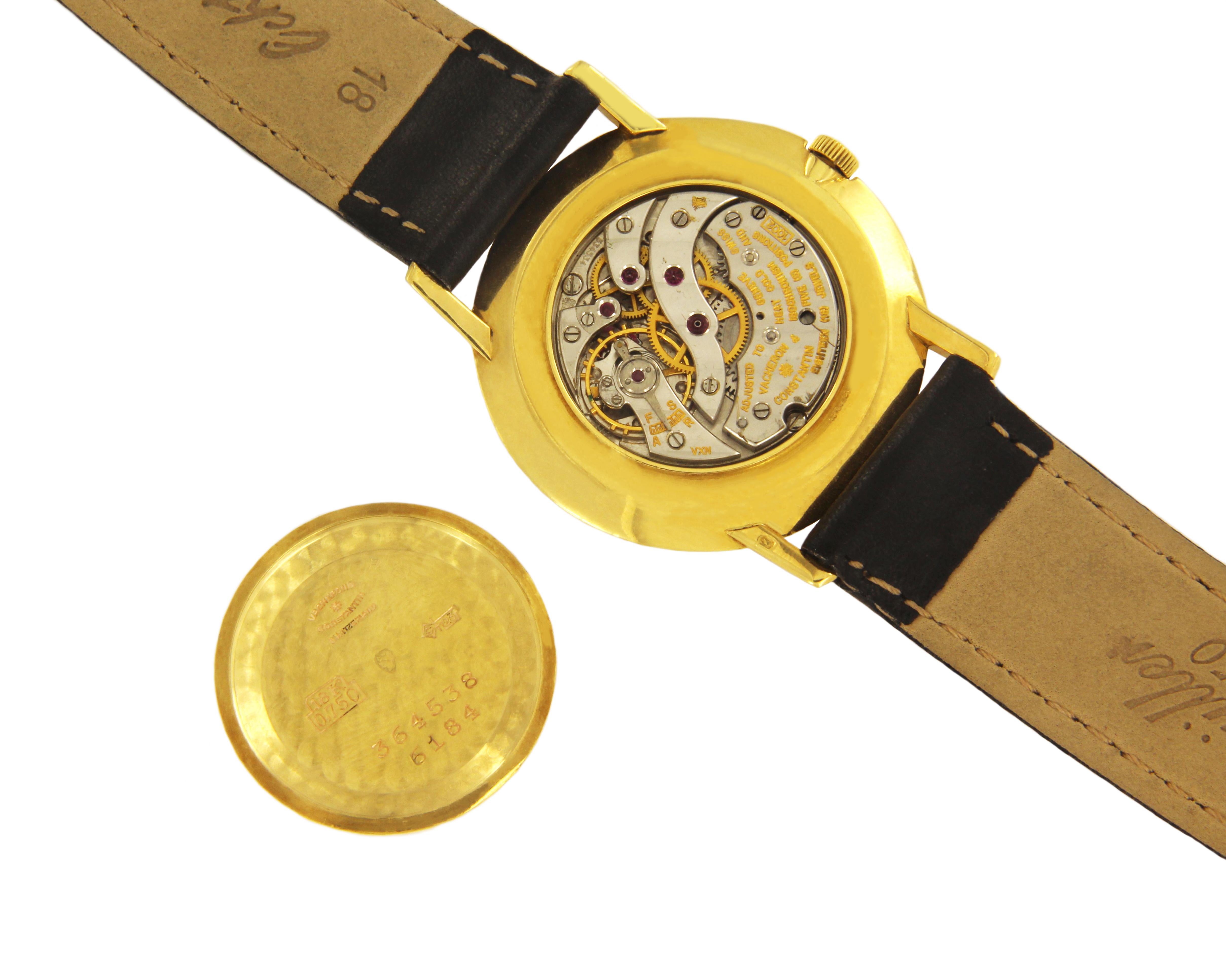 Vacheron Constantin 18 Karat Yellow Gold Manual Watch 1