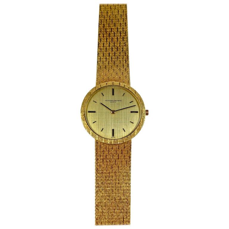 Vacheron Constantin 18 Karat Yellow Gold Ultra Thin Manual Wind Watch ...