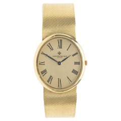 Vacheron Constantin 18 Karat Yellow Gold Vintage Oval Dress