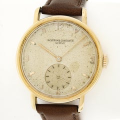Vacheron Constantin 18k Gold Round 17j Mechanical Wrist Watch 4071 P453/3B
