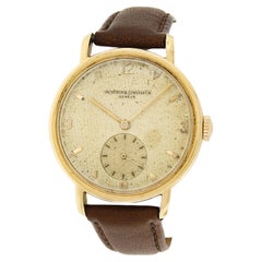 Vintage Vacheron Constantin 18k Gold Round 17j Mechanical Wrist Watch 4071 P453/3B