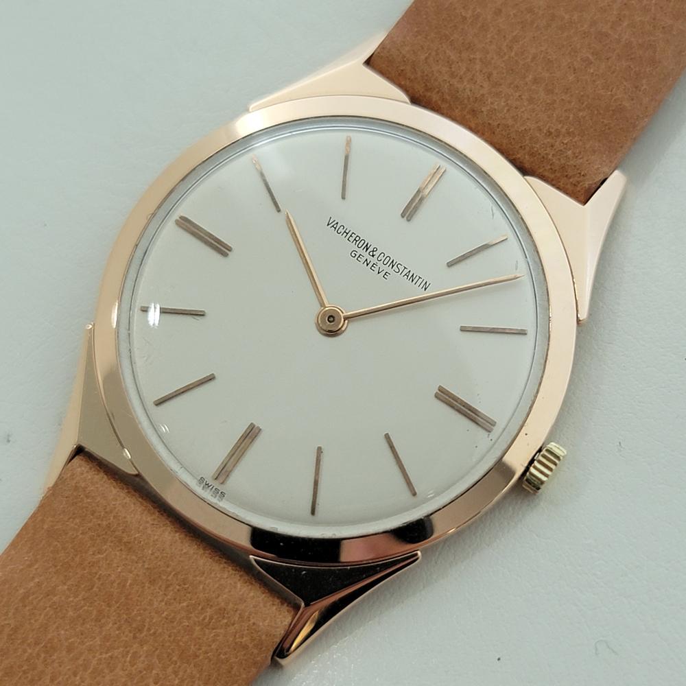 Uomo Vacheron & Constantin 18k Rose Gold 32mm 1950 Mens Ultra Thin Manual Wind RA633 in vendita