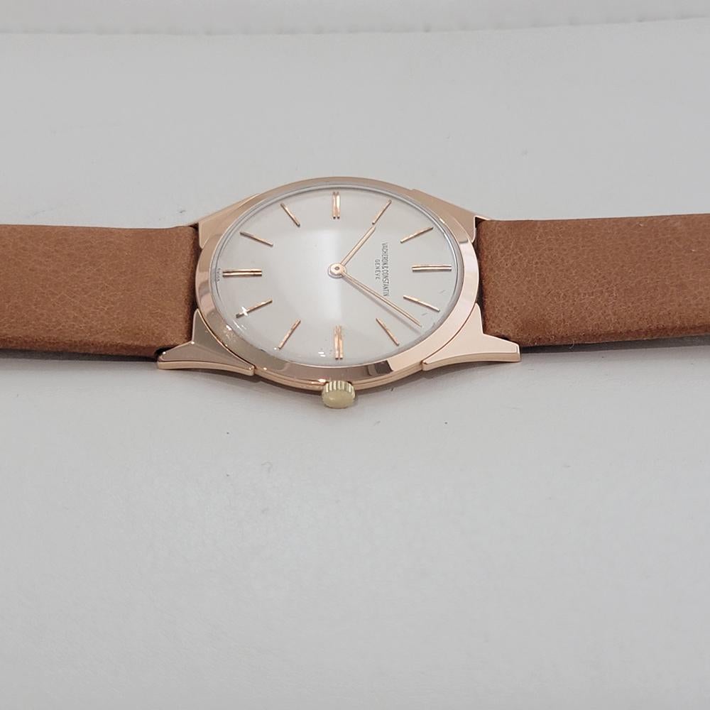 Vacheron & Constantin 18k Rose Gold 32mm 1950 Mens Ultra Thin Manual Wind RA633 in vendita 1