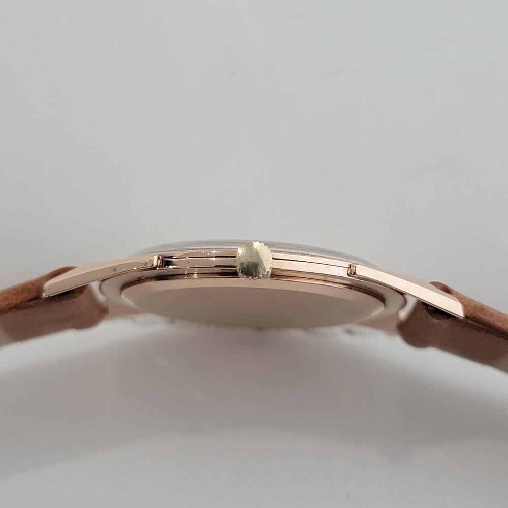 Vacheron & Constantin 18k Rose Gold 32mm 1950 Mens Ultra Thin Manual Wind RA633 in vendita 4
