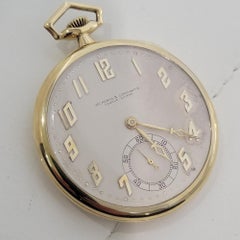 Vacheron & Constantin 18k Solid Gold Pocket Watch 45mm Circa 1890s RA648