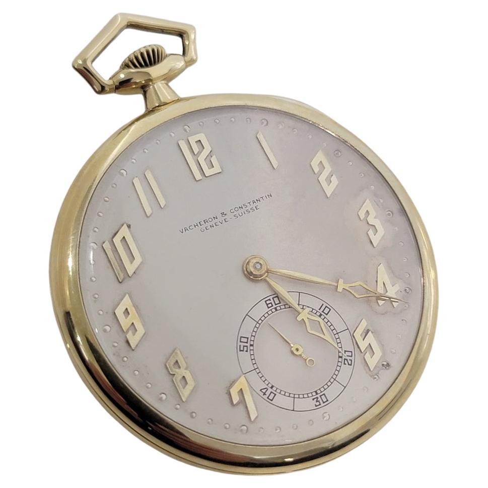 Vacheron Constantin Montre de poche en or massif 18k 45mm Circa 1890s RA648