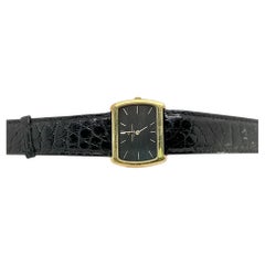 Used Vacheron Constantin 18k yellow Gold and Leather strap Watch