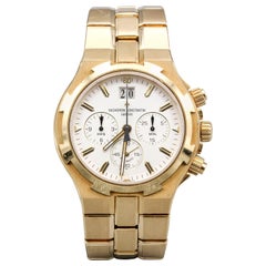 Used Vacheron Constantin 18 Karat Yellow Gold Overseas Men's Chronograph Wristwatch
