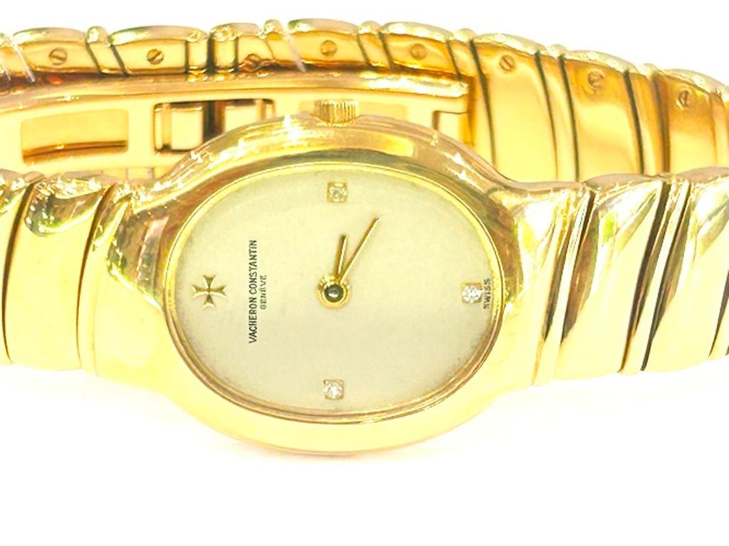 Vacheron & Constantin: 18 Karat Gelbgold Quarzuhr 27536, Vacheron & Constantin im Angebot 6