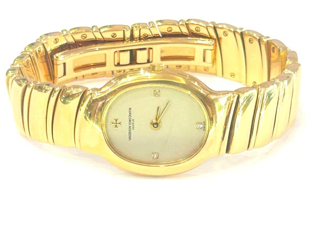 Vacheron & Constantin: 18 Karat Gelbgold Quarzuhr 27536, Vacheron & Constantin im Angebot 1