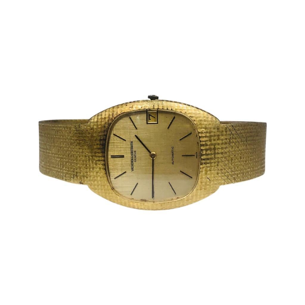 Vacheron Constantin 18k Yellow Gold Vintage Watch with Date 1