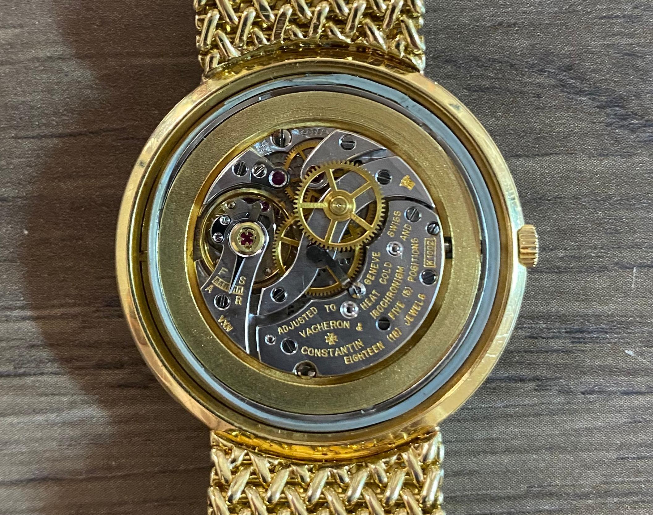 Vacheron Constantin 18 Karat Yellow Gold Watch Ref. 6903 7