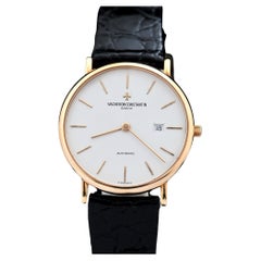 Vacheron Constantin 18K YG Weißes Zifferblatt Automatik 48002/000J-3 mit Garantiekarte