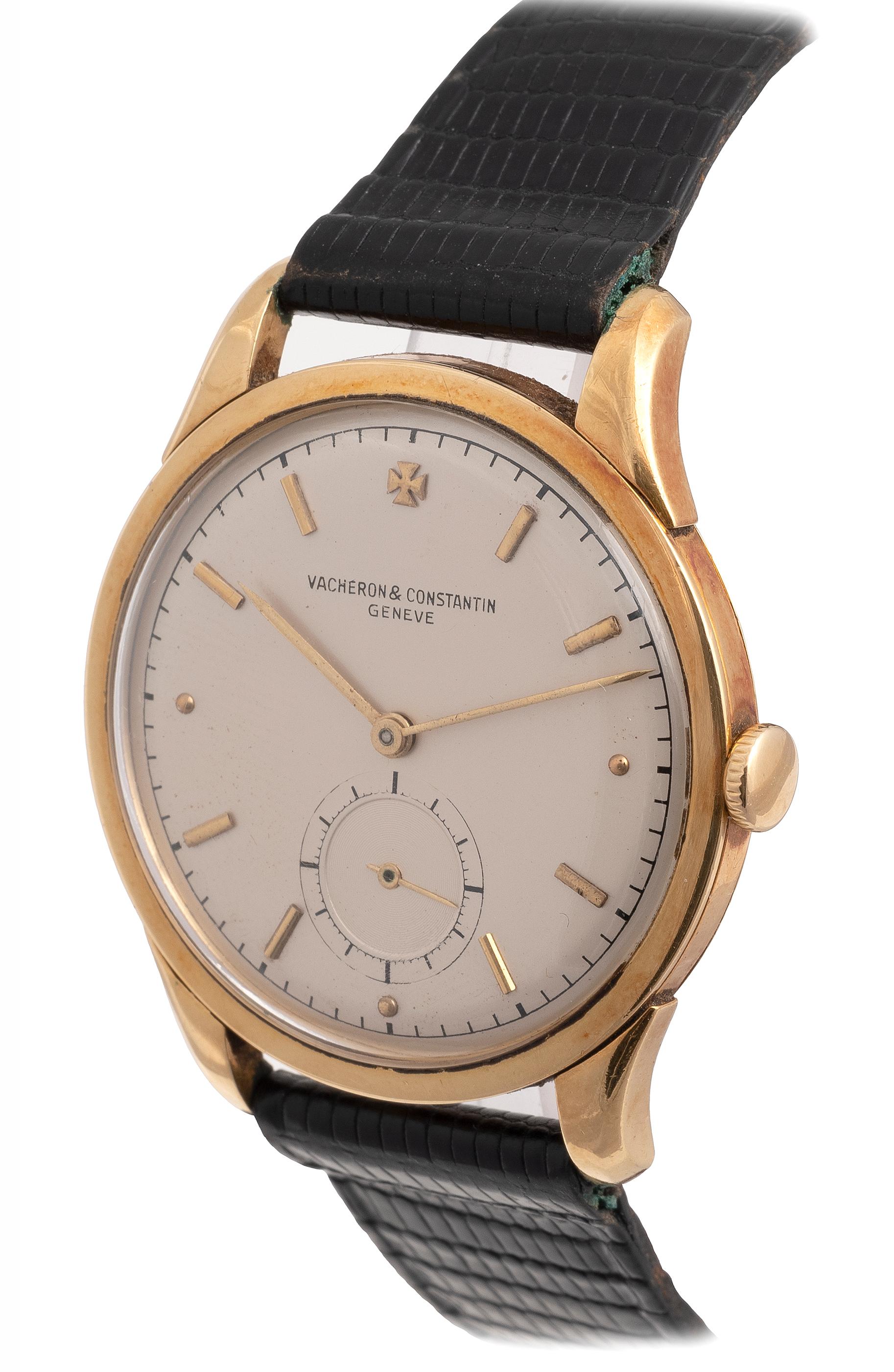 Vacheron & Constantin 18 Karat Yellow Gold Wristwatch In Excellent Condition In Firenze, IT
