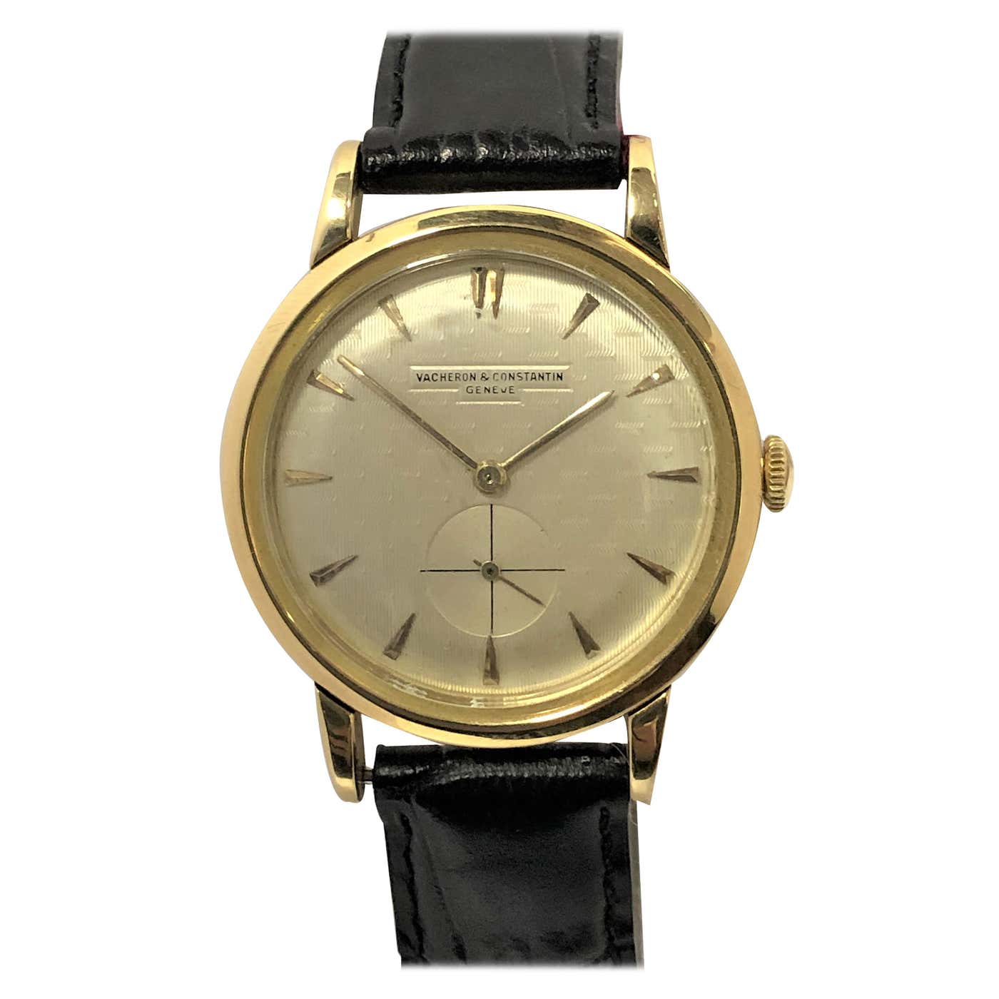Vacheron Constantin 1950s Textured Dial Mechanical Wristwatch For Sale ...