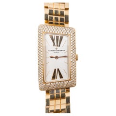 Vacheron Constantin 1972 Cambree 18ct Pink Gold & Diamond Ladies Watch 25515