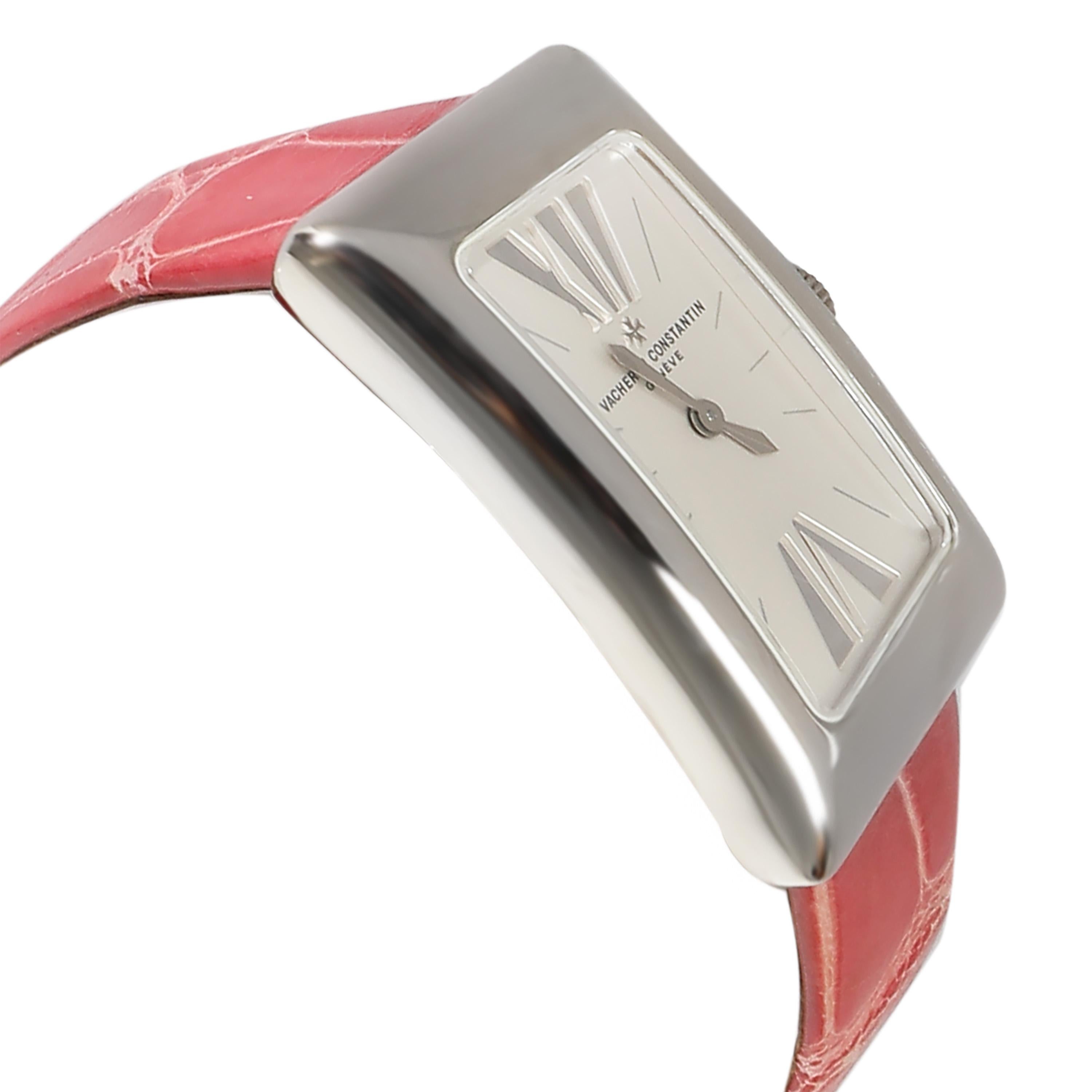 Vacheron Constantin 1972 Cambree 25015/000G-9233 Women's Watch in 18k White Gold For Sale 1