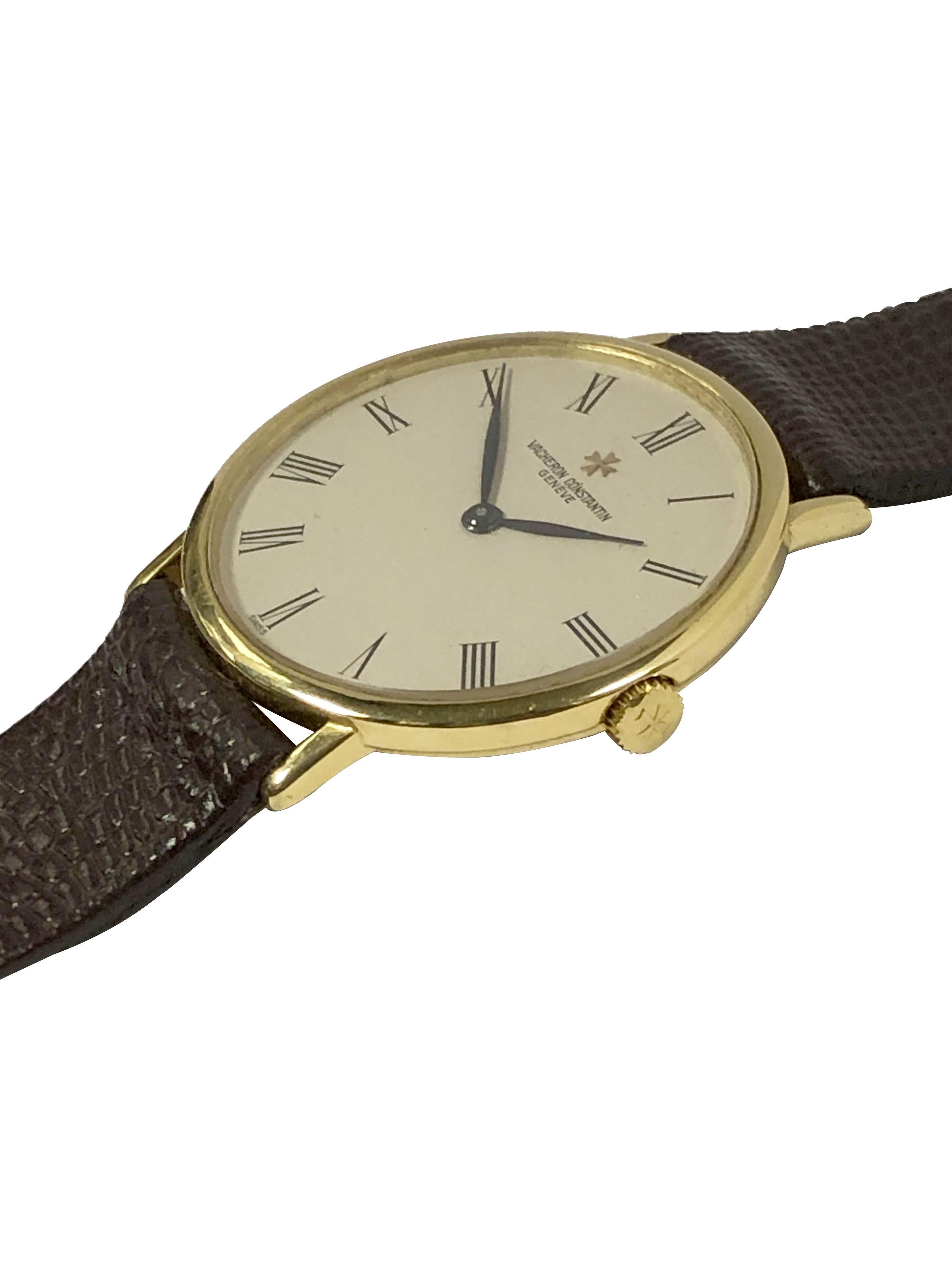 Vacheron Constantin 39019 Classic Montre-bracelet mécanique en or jaune Unisexe en vente