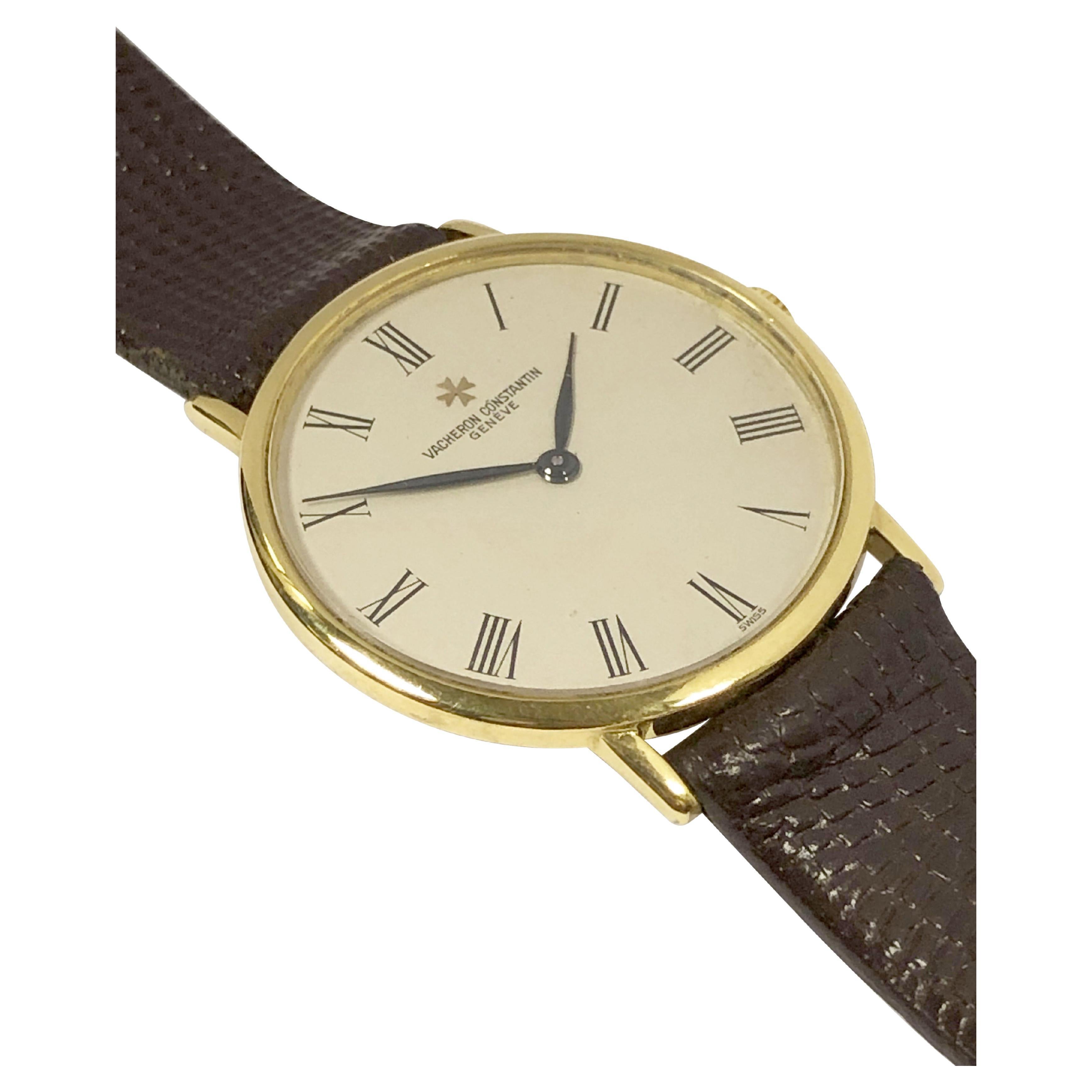 Vacheron Constantin 39019 Classic Montre-bracelet mécanique en or jaune en vente
