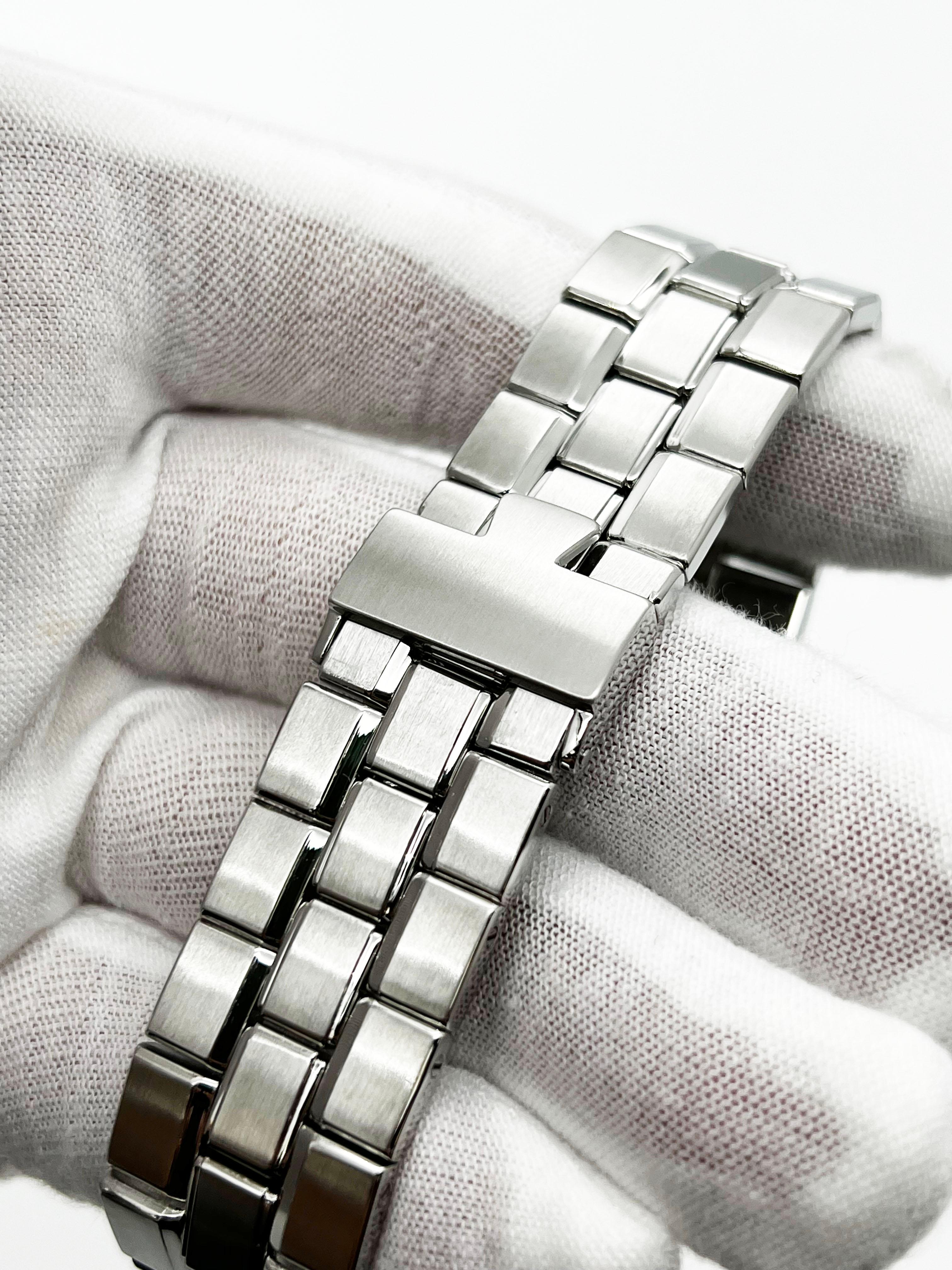 Vacheron Constantin 42042 / 423A Übersee-Schachtelpapier aus Edelstahl mit blauem Zifferblatt Herren