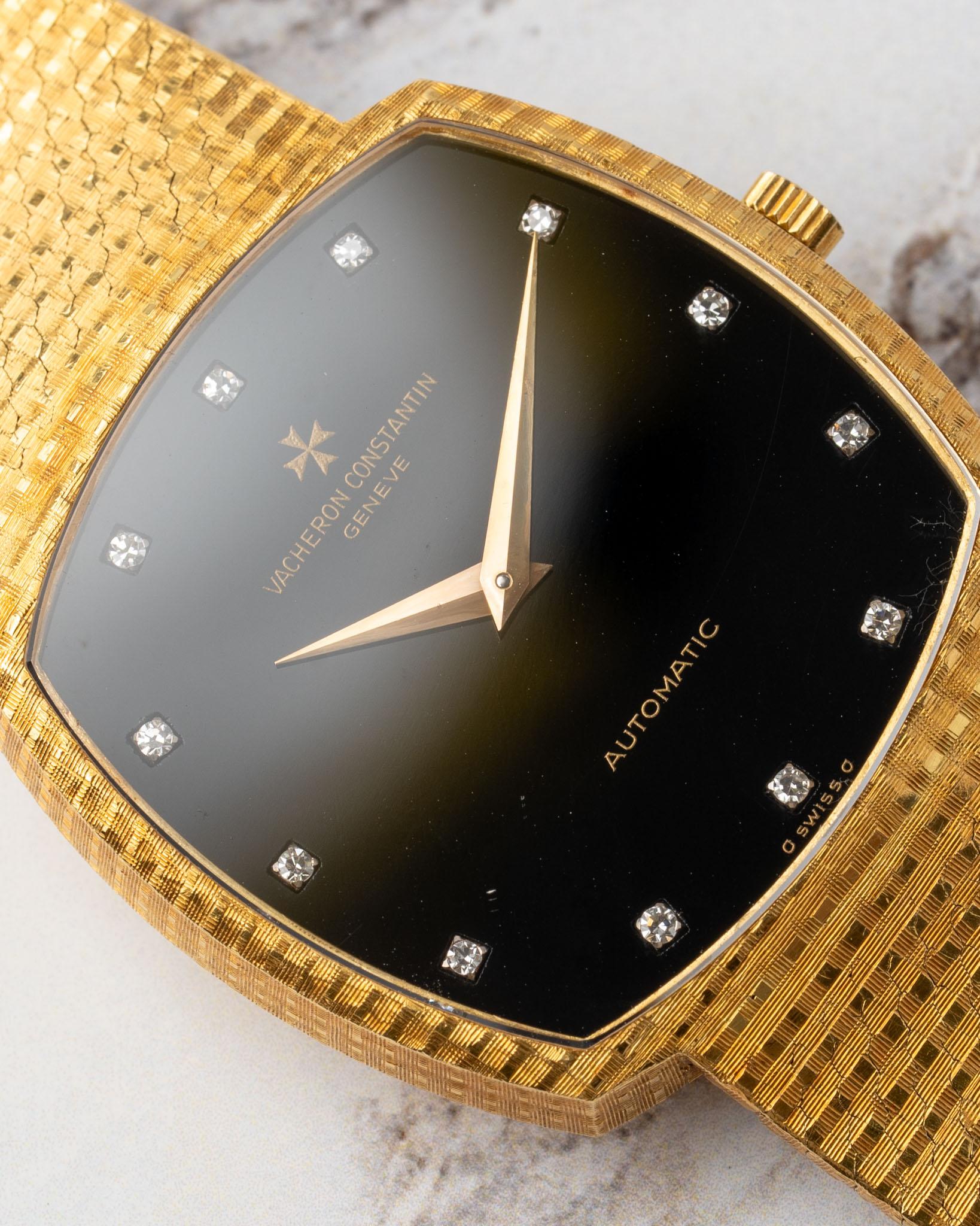 Vacheron Constantin 45005/218 Onyx Diamant-Zifferblatt Automatik 18k YG Vollständiger Satz im Angebot 16