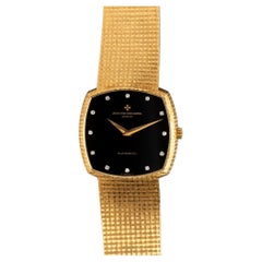 Vacheron Constantin 45005/218 Onyx Diamond Dial Automatic 18k YG Set completo
