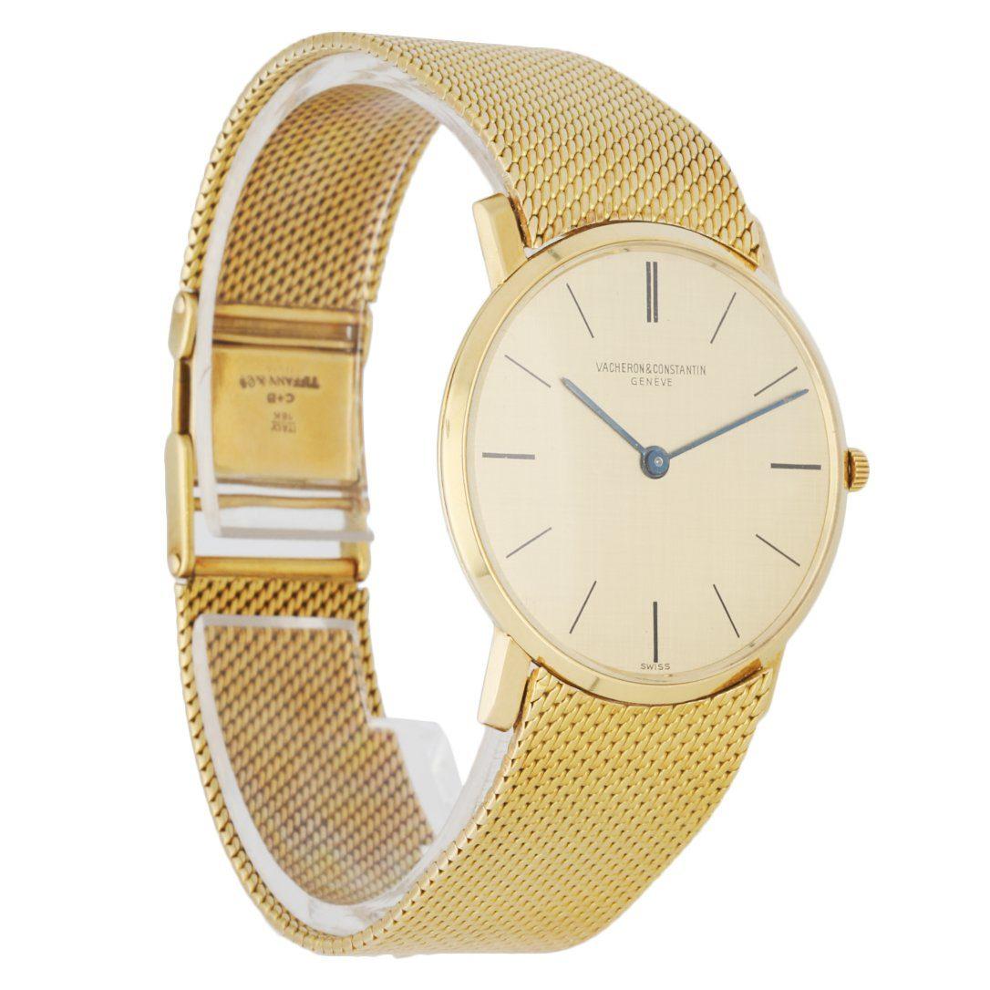 vintage thin gold watch