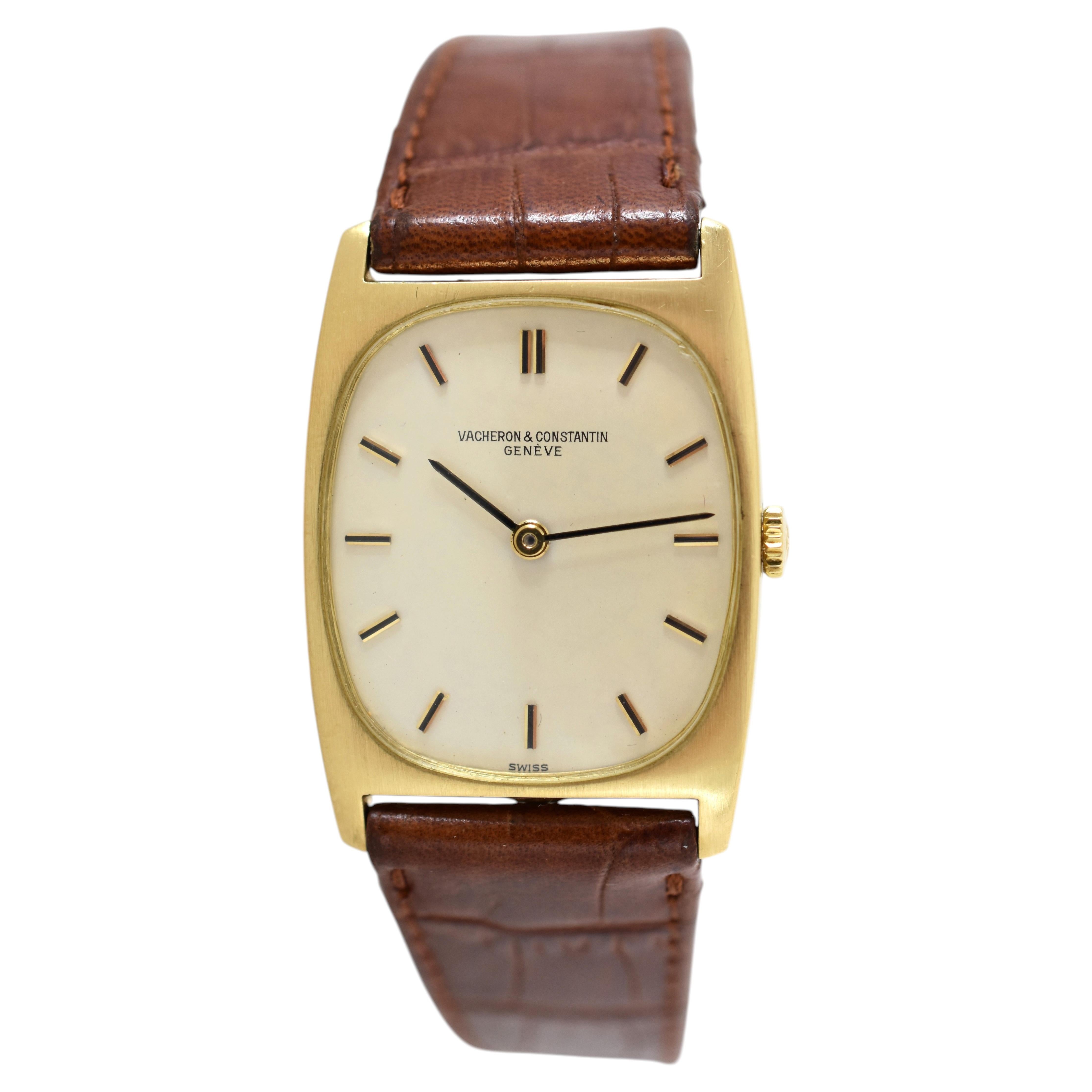 Vacheron Constantin 7813, 18K Yellow Gold Cal. K1014 mechanical Circa 1970s For Sale