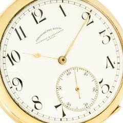 Vacheron & Constantin. A Gold Chronometre Royal Pocket Watch B&P C1910
