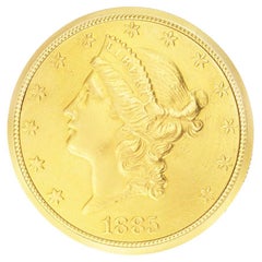 Vacheron & Constantin. Seltene $20 Gold-Doppeladler- Münzuhr C1960er Jahre