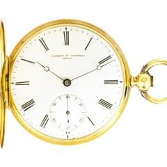 Vacheron & Constantin. A Rare Gold Early Hunter Watch C1864