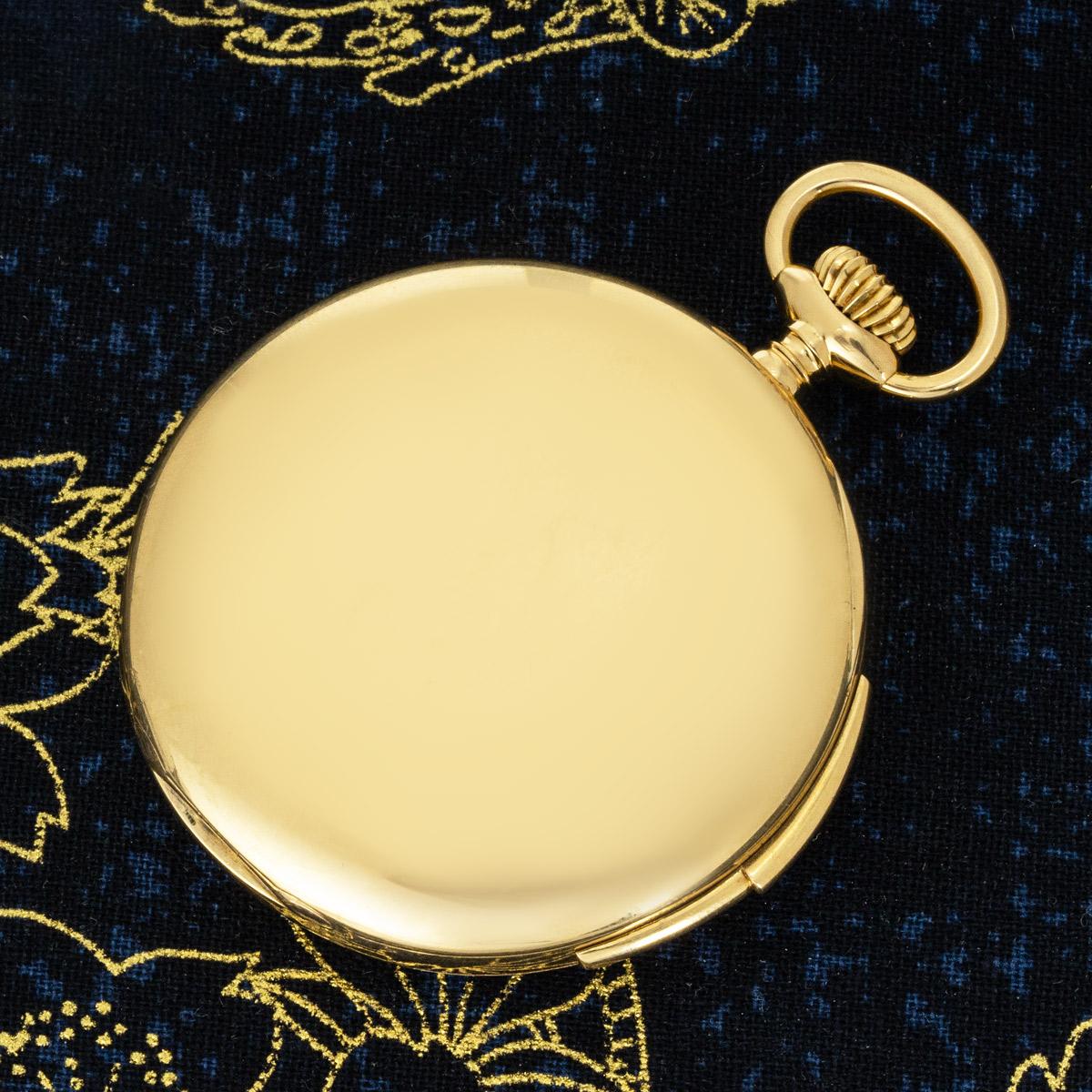 Vacheron & Constantin. A Yellow Gold Minute Repeater Pocket watch C1920 For Sale 1