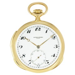 Vacheron & Constantin. Gelbgold-Taschenuhr mit Minutenrepetition, C1920